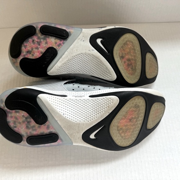 Nike Joyride Run Flyknit ‘Off Noir’ mens gray and white running shoes size 9.5 - Picture 7 of 8